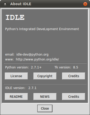IDLE和Python的版本