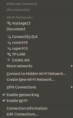 求助:ubuntu 13.04 能够连接自建的wifi,但是连不