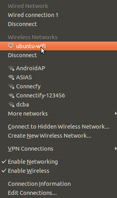 怎样用android手机连接 ubuntu 12.04 建立的w
