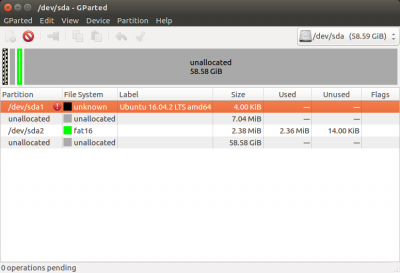 Ubuntu 16.04.2安装Win10双系统时找不到磁盘