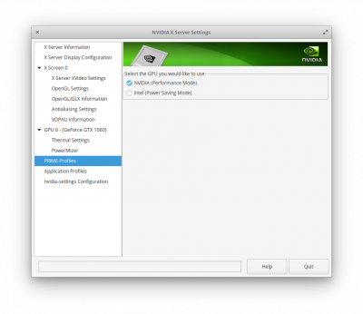 在Nvidia x server settings里面切换吗？还要在哪弄啊？谢谢。