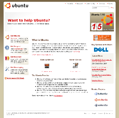 Ubuntu Home Page  Ubuntu.png