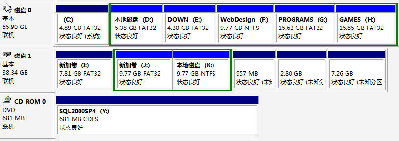 这个是windows下的磁盘管理