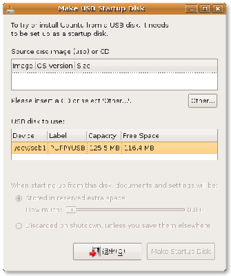 Create a USB Startup disk