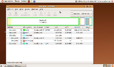 partition table