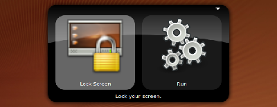 输入lock screen