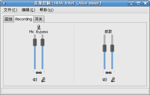 Screenshot-音量控制：HDA Intel (Alsa mixer).png