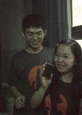 Photo of Aron Xu (LEFT) and Eleanor Chen, TS version...