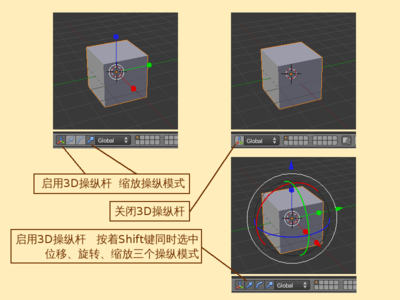 3D操纵杆