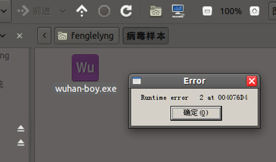 运行程序后的结果