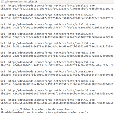 ttf-msttcorefonts-install软件包下载字体时读取的下载地址