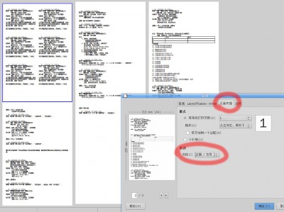 libreoffice打印奇偶页面