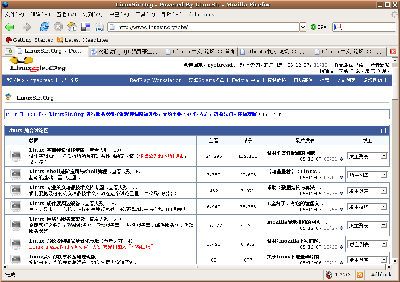 linuxsir的显示效果