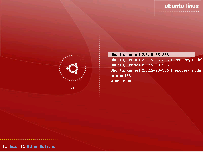 Red ubuntu theme
