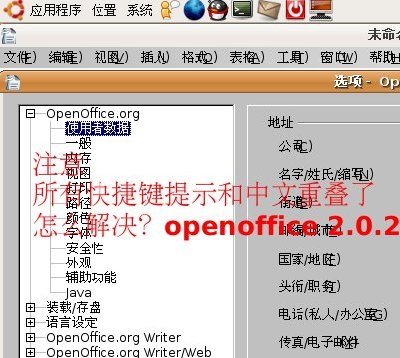 菜单中文字和快捷键重叠显示，非常难看。
<br />
<br />大家有这个问题吗？