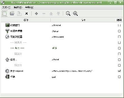 “Menu Editor”没有显示二级菜单